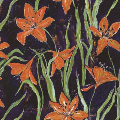 Détail du motif et de la texture du tissu Lys