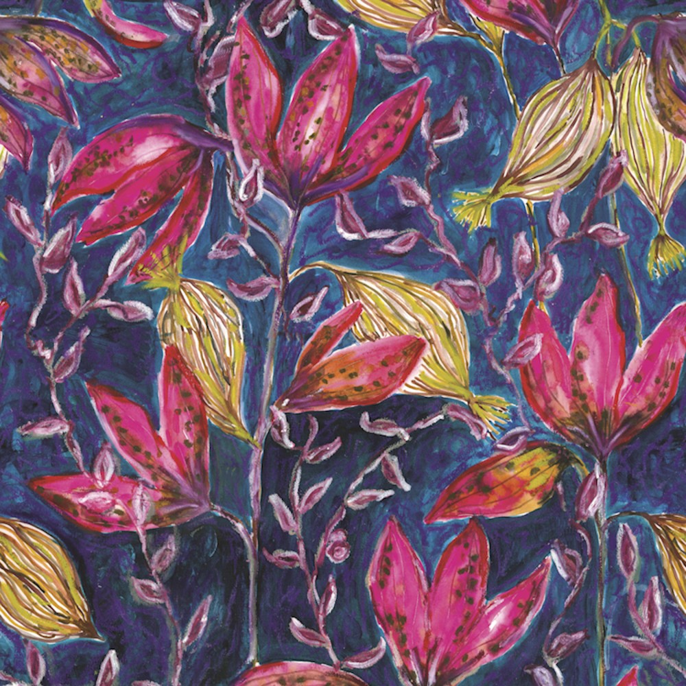 Détail du motif et de la texture du tissu Bali